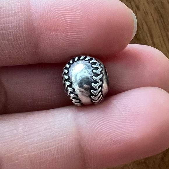 Retired Pandora x Boston Red Sox Baseball Bead Charm EUC - Picture 4 of 9